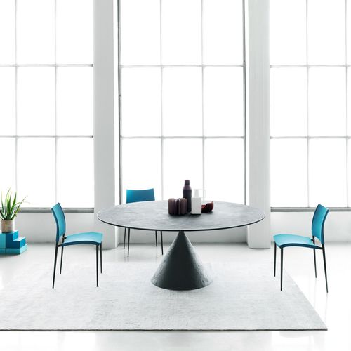 Mesa contemporânea - CLAY  - DESALTO spa - em MDF / em vidro / em cerâmica