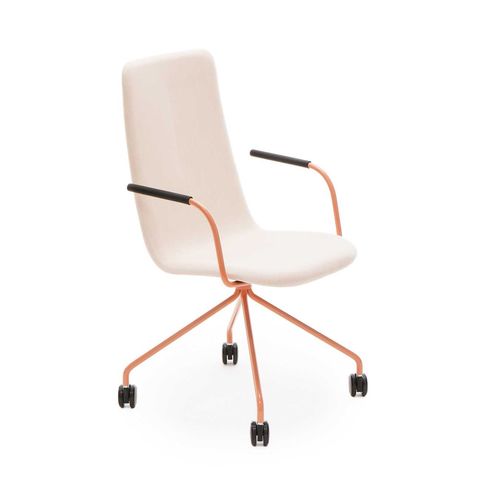 Cadeira de conferência contemporânea - SOLA - Martela - para ambiente interno / em material plástico / em tecido