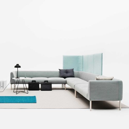 Sofá modular - NOOA - Martela - contemporâneo / em tecido / com cobertura
