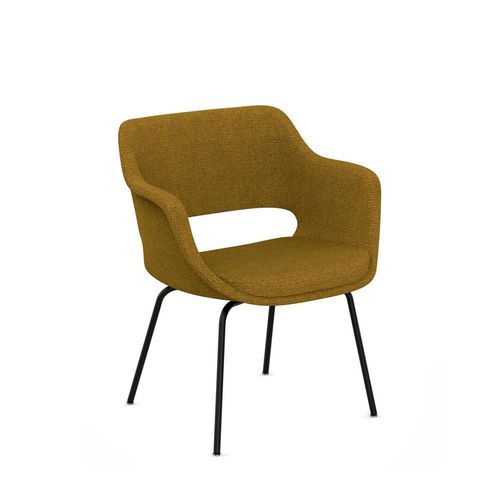 Cadeira para interlocutor contemporânea - Kilta - Martela - para ambiente interno / em tecido / com base metálica