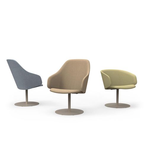Cadeira contemporânea - SOLA  - Martela - para ambiente interno / em tecido / com base metálica