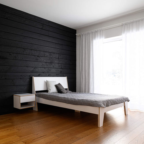 Cama de casal - HUH - Radis Furniture - de solteiro / contemporânea / com cabeceira