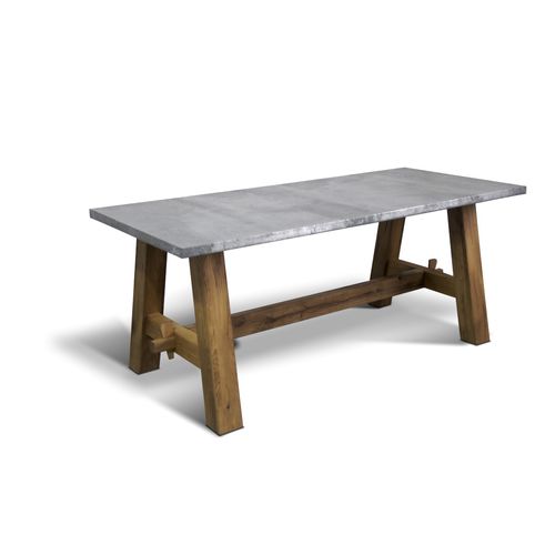 Mesa contemporânea - ZINK AGE - Ecomatrix SRL - em carvalho / em madeira tratada com óleo / com base em madeira