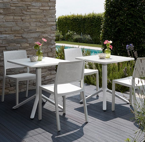 Mesa de lanchonete contemporânea - Eco  - SCAB GIARDINO SPA - em tecnopolímero / com base em alumínio / com base em tecnopolímero