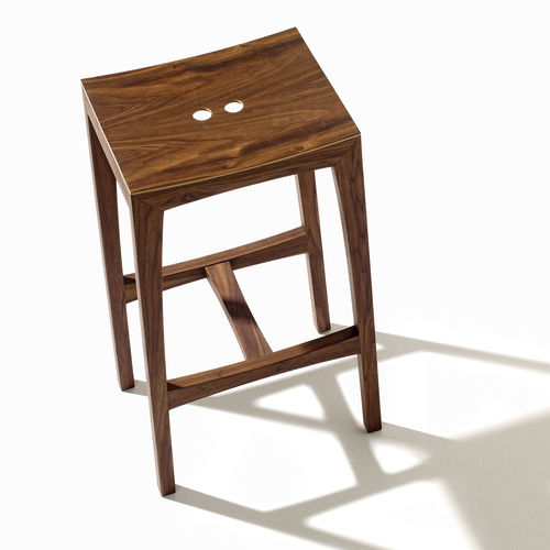 Banqueta alta contemporânea - OTTO BAR - sixay furniture - em couro / em madeira / em feltro