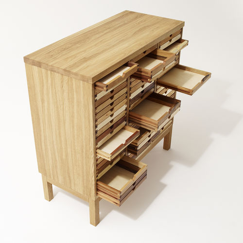 Camiseiro contemporâneo - SIXTEMATIC  - sixay furniture - em carvalho / em nogueira / em madeira de freixo