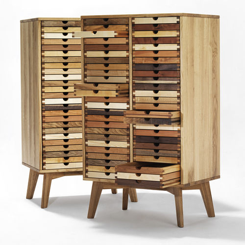 Camiseiro contemporâneo - SIXTEMATIC2 - sixay furniture - em carvalho / em nogueira / em madeira de freixo