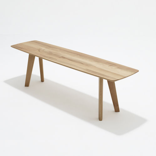 Banco contemporâneo - FINN - sixay furniture - em carvalho / em madeira maciça / em faia