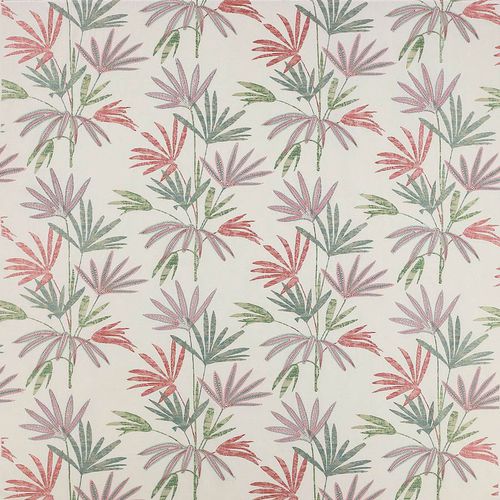 Tecido para estofados - BAMBOO PALM  - Jane Churchill - para cortinas / com padrão floral / em poliéster