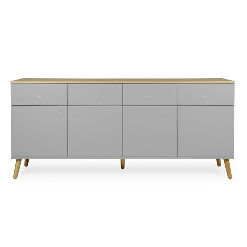Buffet aparador de design escandinavo - DOT : 1678 - Tenzo AB - em carvalho / branco / cinza