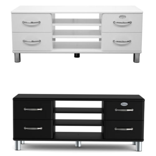 Rack de TV contemporâneo - MALIBU : 5158 - Tenzo AB - em madeira laqueada / branco