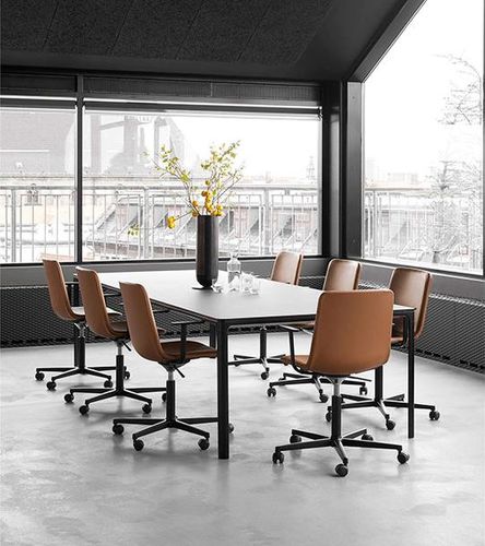 Mesa de conferências contemporânea - MESA  - Fredericia Furniture - em laminado / em linóleo / com base em alumínio pintado