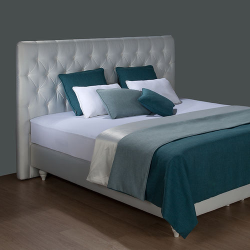 Cabeceira para cama de casal - SAVOYE - Kreamat NV - contemporânea / em tecido / em couro