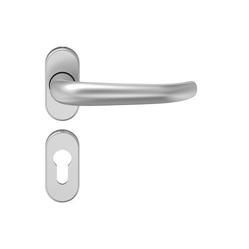 Maçaneta para porta - D-410 - ECO Schulte GmbH & Co. KG  - em aço inoxidável polido / em inox escovado / contemporânea
