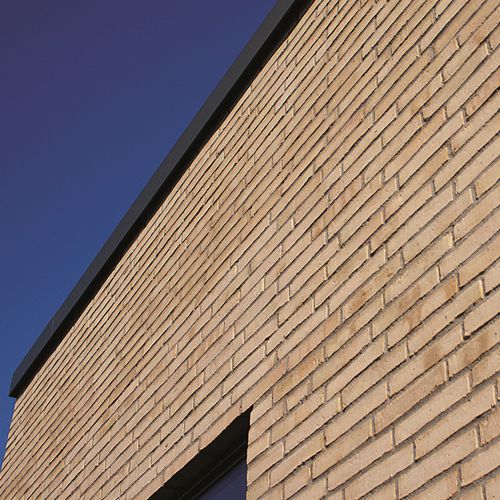 Tijolo para fachada - 2.1.41 YELLOW FLENSBURG - Egernsunder Ziegel GmbH  - maciço / com relevo