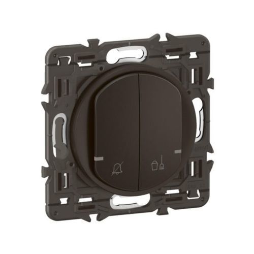 Interruptor com botão de pressão - CN0425 - LEGRAND - de embutir / contemporâneo / da linha comercial