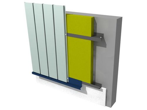 Chapa decorativa - FISCHERPANEEL - Fischer Profil GmbH  - de aço galvanizado / para fachada