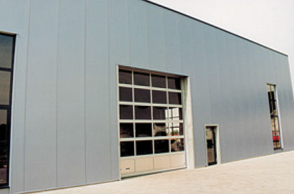 Painel sanduíche para fachada - FISCHERTHERM LL 40 - Fischer Profil GmbH  - face metálica / núcleo de espuma de poliuretano