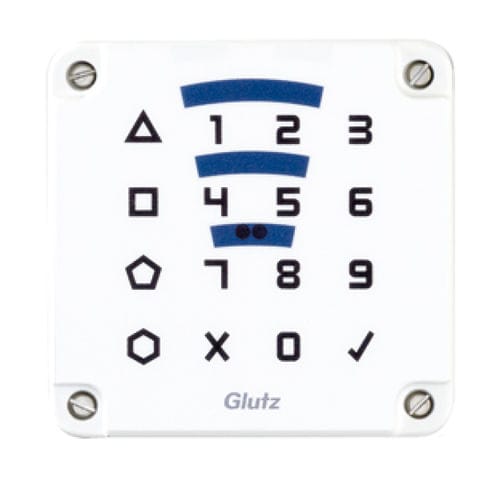 Sensor teclado numérico para controle de acesso - 82400  - Glutz - de parede / sem fio / RFID