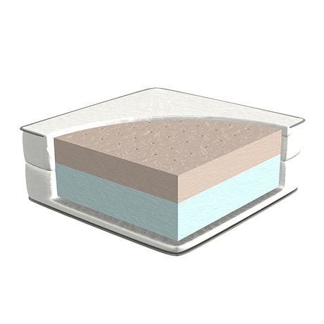 Colchão de solteiro - 70905 - LIFETIME Kidsrooms - em espuma / em látex / 90x200 cm