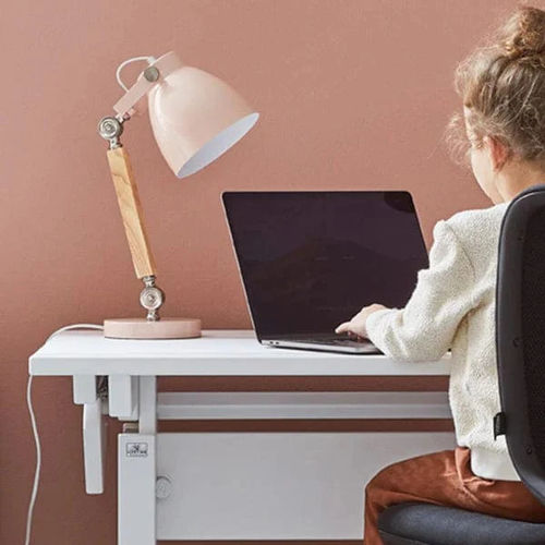 Luminária de mesa - 8154 - LIFETIME Kidsrooms - metálica / em madeira / contemporânea