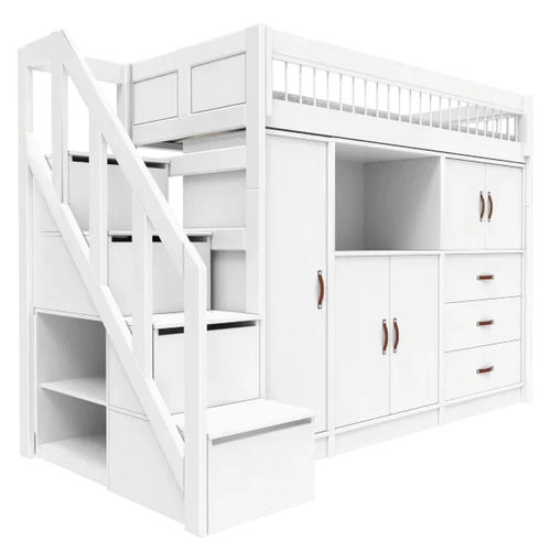 Cama alta - High Sleeper - LIFETIME Kidsrooms - de solteiro / contemporânea / com box baú