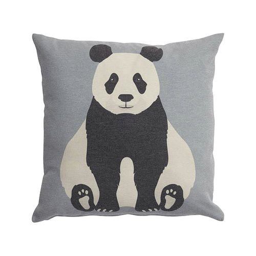 Almofada quadrada - Panda  - LIFETIME Kidsrooms - com animais / da linha residencial / em tecido