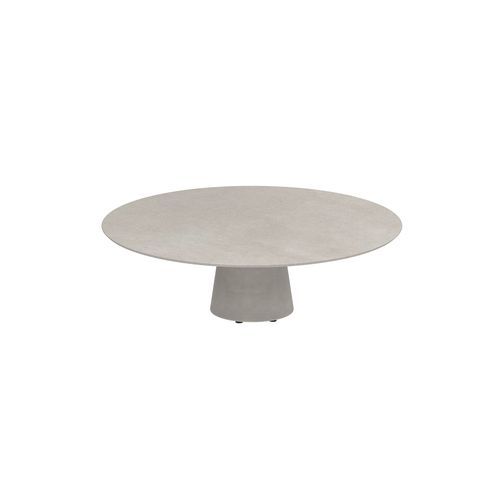 Mesa contemporânea - CONIX - Royal Botania - em teca / em cerâmica / em concreto