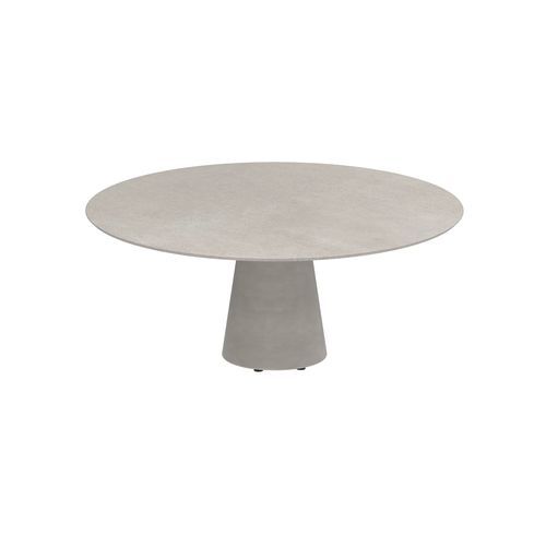 Mesa de jantar contemporânea - CONIX - Royal Botania - em teca / em cerâmica / em concreto