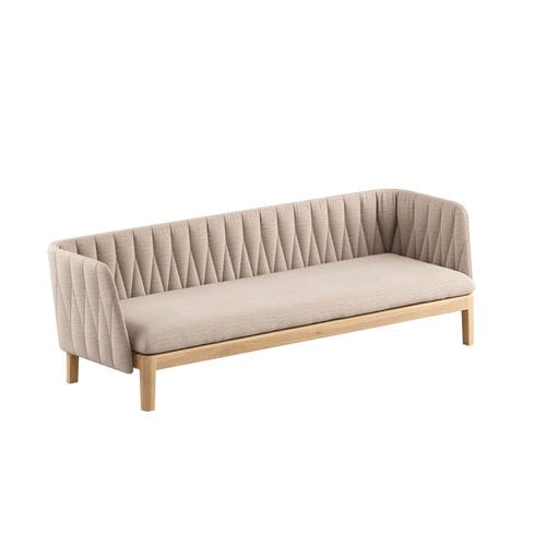 Sofá contemporâneo - CALYPSO 210 - Royal Botania - para ambiente externo / em tecido / com braços