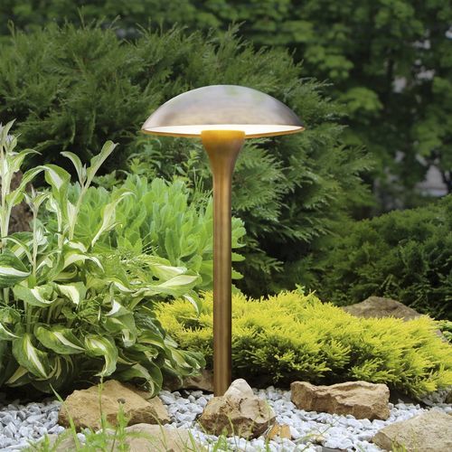 Poste balizador de iluminação de jardim - FUNGY - Royal Botania - contemporâneo / em latão / em ferro fundido