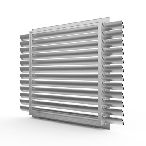 Grelha de ventilação em alumínio - 782D-RC3 - MLL-HAMBURG® - retangular / quadrada / profissional
