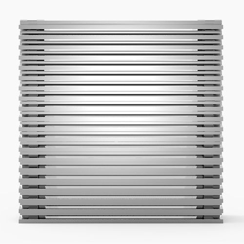 Grelha de ventilação em alumínio - 518XS - MLL-HAMBURG® - retangular / quadrada / para ambiente externo