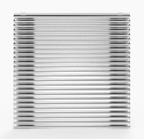 Grelha de ventilação em alumínio - 565 - MLL-HAMBURG® - retangular / quadrada / para ambiente externo