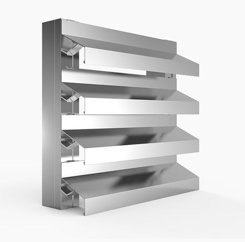 Grelha de ventilação em alumínio - 778XL - MLL-HAMBURG® - retangular / quadrada / para ambiente externo