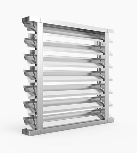 Brise em alumínio - SONAL H10 : VS-H-H10Z-RP120 - MLL-HAMBURG® - para fachada / vertical / rígido