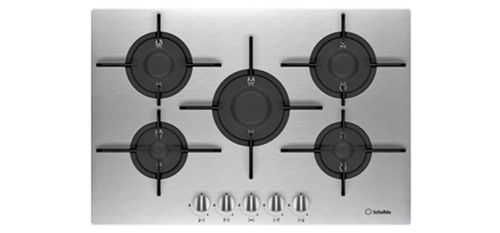 Cooktop a gás - TG 755 P(IX) GH - Scholtès - 5 bocas / de embutir / com botões