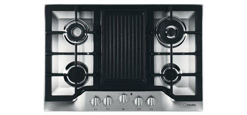 Cooktop a gás - TG 753 G (IX) GH - Scholtès - 4 bocas / de embutir / com botões