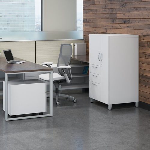 Armário de arquivo baixo - ALIGN - Allsteel - alto / metálico / laminado