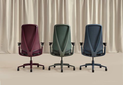 Poltronas de escritório contemporânea - LEVRA - Allsteel - em tecido / em material plástico / estofada