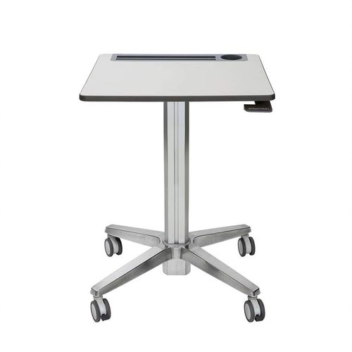 Mesa tipo "standing desk" - 24-547-003 - ERGOTRON - com rodízios / contemporânea / em MDF laminado