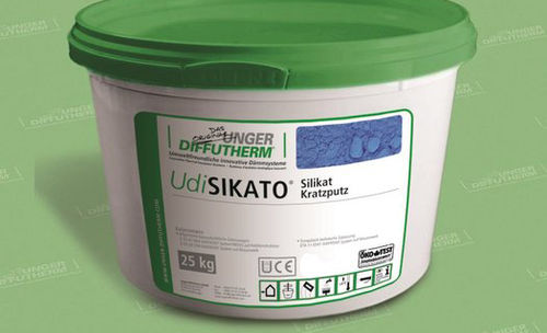 Reboco de acabamento - UdiSIKATO® - UNGER-DIFFUTHERM GmbH  - para ambiente interno / para ambiente externo / para parede
