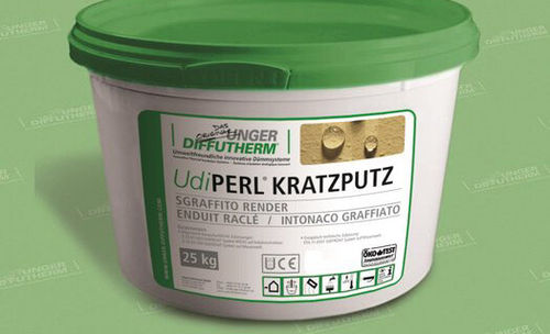 Reboco de acabamento - UdiPERL® - UNGER-DIFFUTHERM GmbH  - para ambiente externo / para parede / para fachada