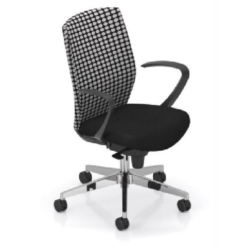 Poltronas de escritório contemporânea - AQUA - krug - em tela / estofada / com altura ajustável