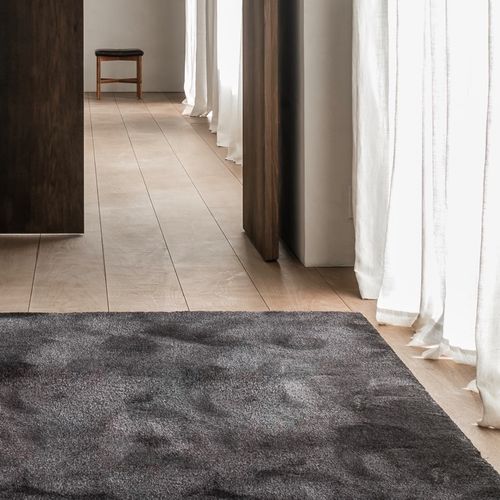 Tapete contemporâneo - CHLOE - JOV - de cor lisa / em lã da Nova Zelândia / em Tencel®