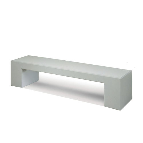 Banco para espaço público contemporâneo - ALTHEA - GUYON - em concreto / sem encosto / sem braços