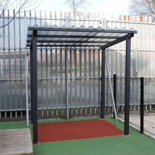 Abrigo para bicicletas com sistema de segurança - LIGHT - GUYON - em aço galvanizado / para espaço público