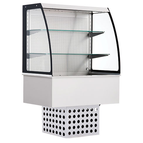 Vitrina refrigerada de bancada - BHST2GN-KR6 - Kristal Endustriyel A.S. - para loja / em aço inoxidável / sem portas