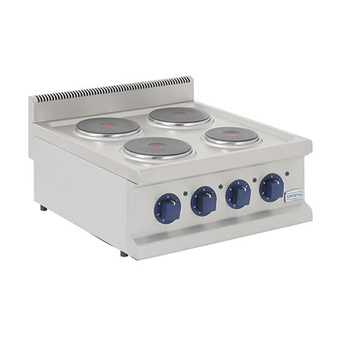 Cooktop elétrico - UMMP01E02 - Kristal Endustriyel A.S. - profissional / 4 bocas / de bancada