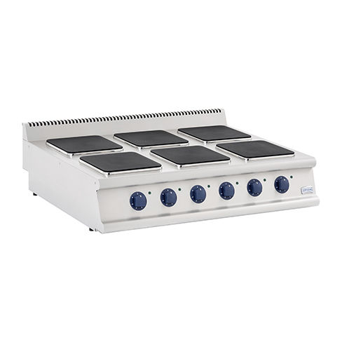 Cooktop elétrico - UMPI01E06 - Kristal Endustriyel A.S. - profissional / 6 bocas / de bancada
